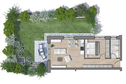 Wohnung Traunstein - 2 Zimmer, 48 m&sup2;, 301.500&euro; | Angebot:25352678