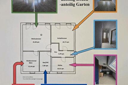 Dachgeschoss Wohnung zimmer
