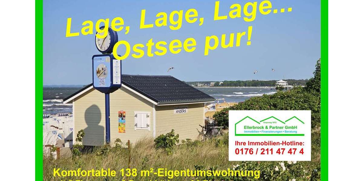 Etagenwohnung Timmendorfer Strand - 5 Zimmer, 135 m&sup2;, 759.900&euro; | Angebot:22386214