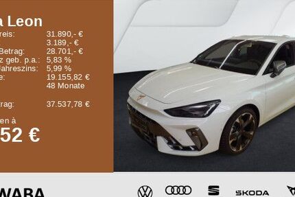 Cupra Leon 9.800 km 31.890 € Gersthofen 86368