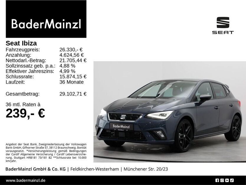 Seat Ibiza 5.400 km 25.960 € Feldkirchen/Westerham 83620