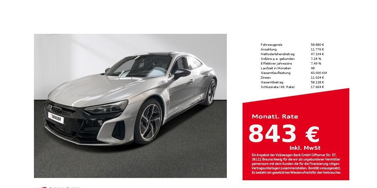 Audi e-tron GT 45.510 km 56.880 &euro; Bielefeld 33609