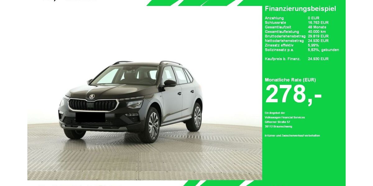 Skoda Kamiq 5.217 km 24.930 &euro; Oelde (Stromberg) 59302