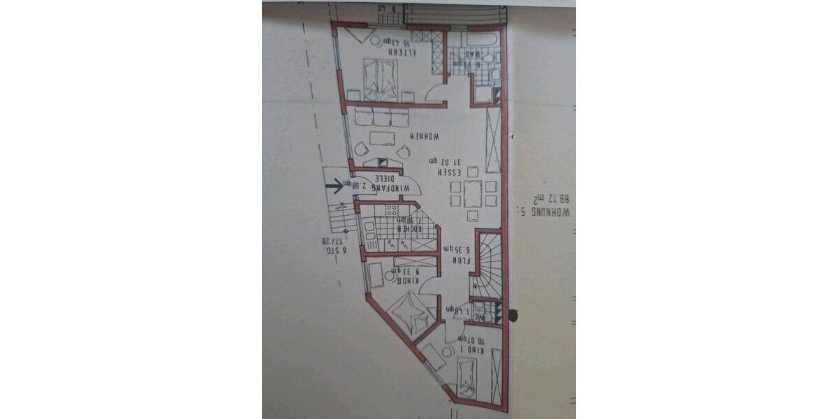 Etagenwohnung Kruft - 7 Zimmer, 180 m&sup2;, 230.000&euro; | Angebot:27157659