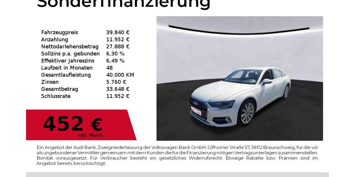 Audi A6 40.800 km 39.840 &euro; Lauf an der Pegnitz 91207