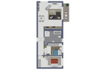 Erdgeschoßwohnung Bucha - 3 Zimmer, 90 m&sup2;, 1.069&euro; | Angebot:25364707