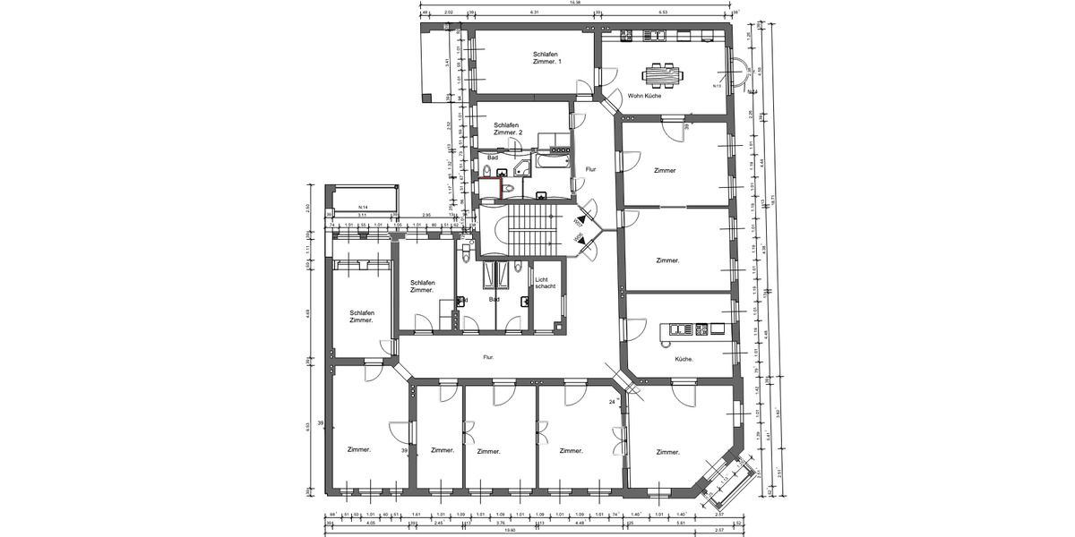 Gewerbeobjekt Görlitz Innenstadt - 8 Zimmer, 210 m&sup2;, 2.100&euro; | Angebot:25972532