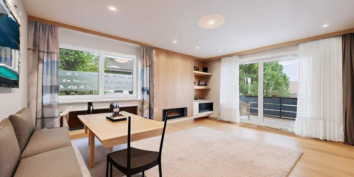 Lichtdurchflutete 3-Zimmer-Wohnung mit Bergblick - ruhige Lage im Herzen von Prien 3 zimmer