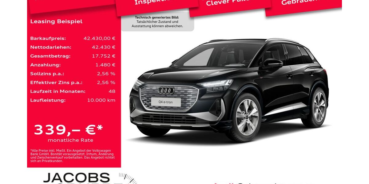 Audi Q4 e-tron 5.242 km 42.430 € Geilenkirchen 52511