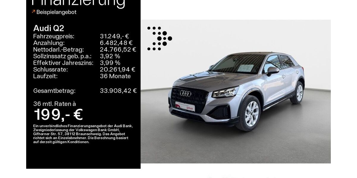 Audi Q2 2.600 km 30.899 &euro; Büdingen-Düdelsheim 63654