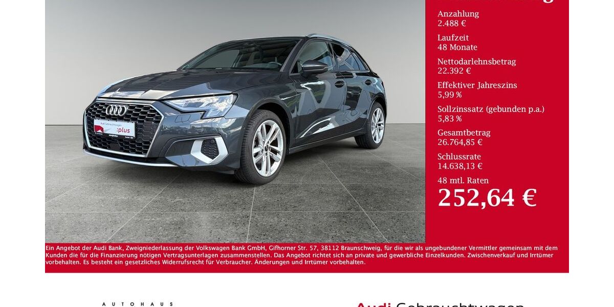 Audi A3 39.246 km 24.880 &euro; Pronsfeld 54597