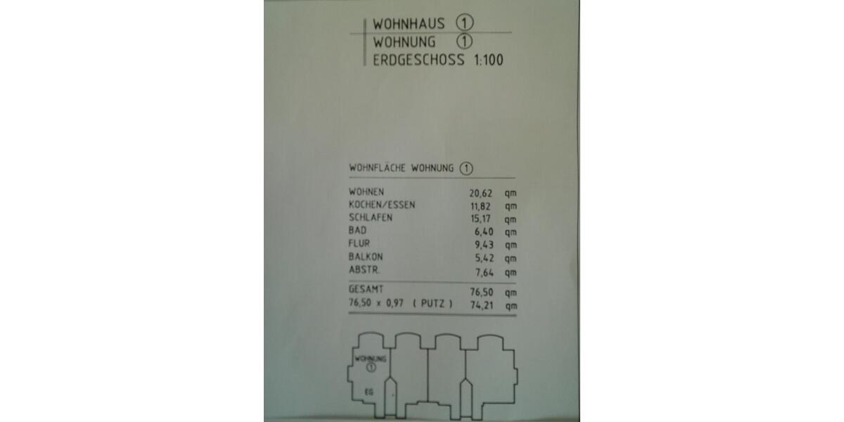 Erdgeschoßwohnung Melle Gesmold - 2 Zimmer, 75 m&sup2;, 210.540&euro; | Angebot:25887425