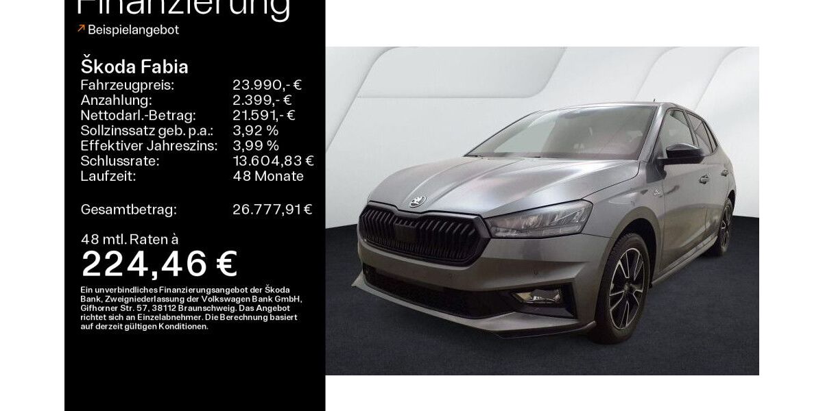 Skoda Fabia 18.300 km 23.990 &euro; Coburg 96450