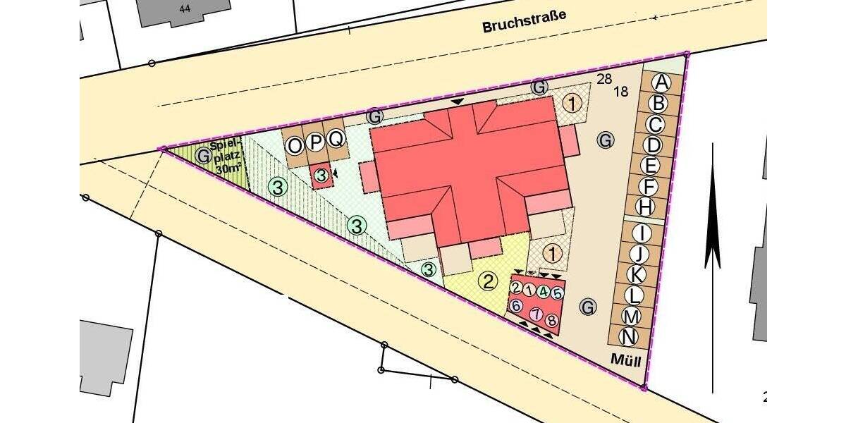 Etagenwohnung Stuhr Brinkum - 3 Zimmer, 95 m&sup2;, 364.000&euro; | Angebot:25685388