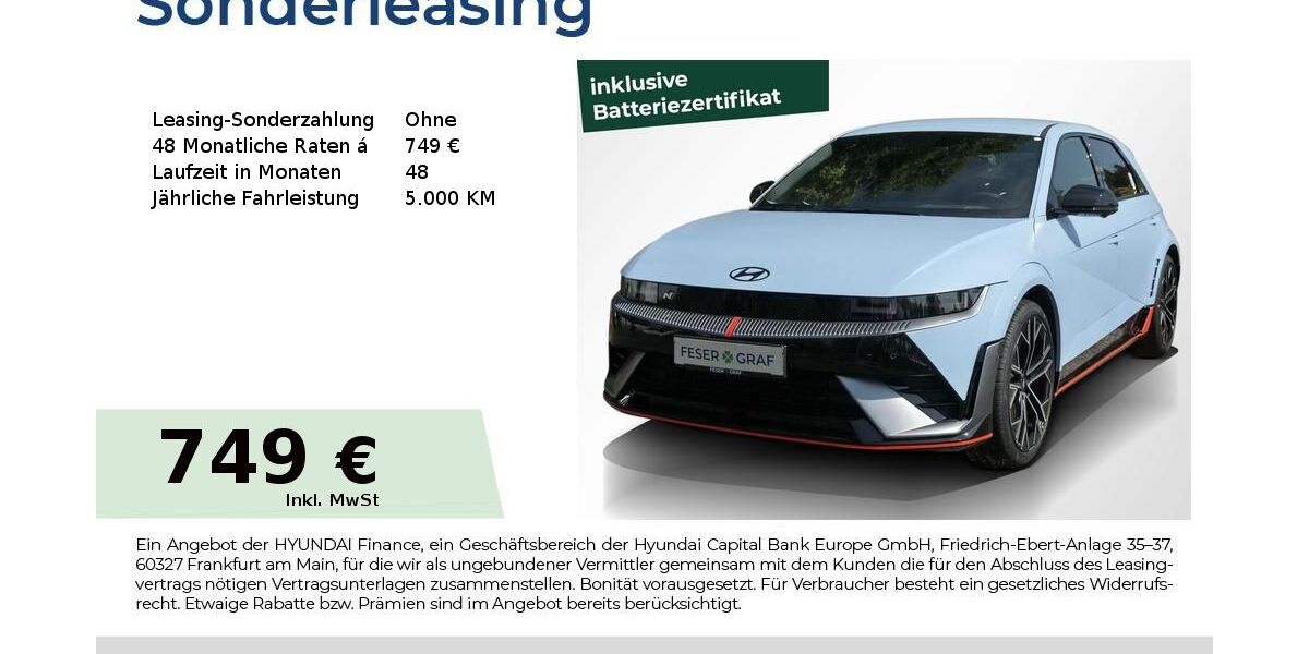 Hyundai IONIQ 5 7.300 km 59.990 &euro; Fürth 90763