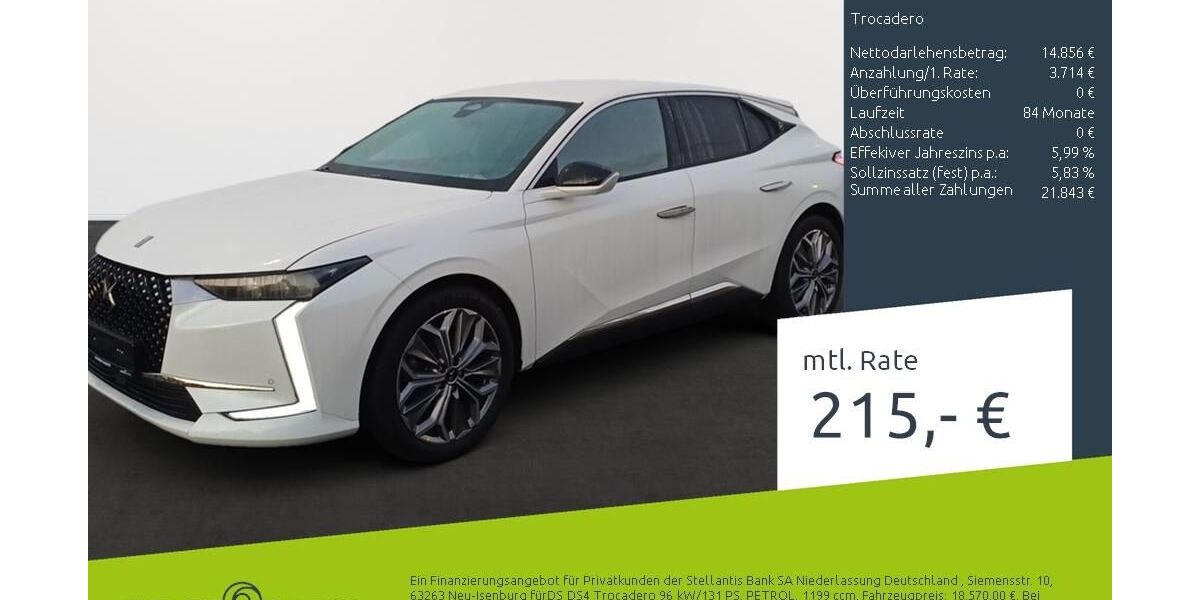 DS Automobiles DS4 23.064 km 18.970 &euro; Dülmen 48249