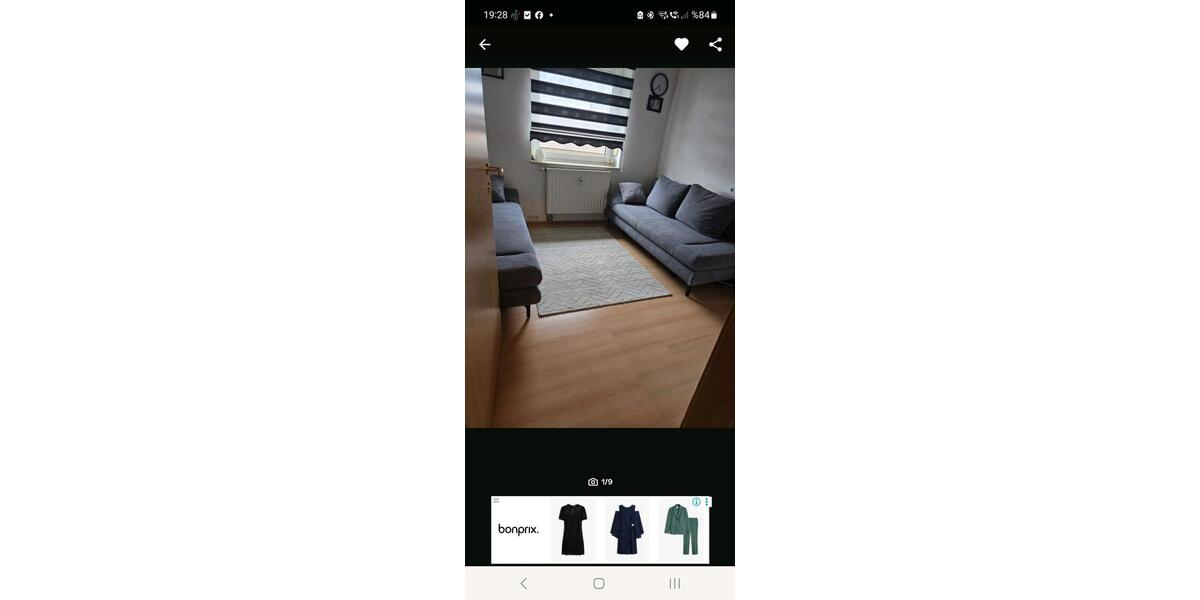 Etagenwohnung Balingen - 3 Zimmer, 72 m&sup2;, 1.000&euro; | Angebot:26326758