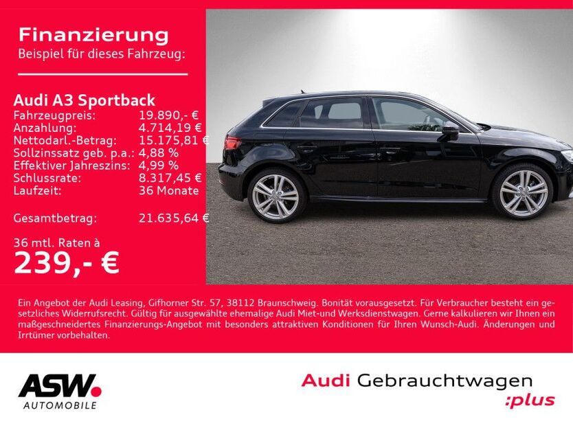 Audi A3 40.790 km 19.890 € Heilbronn 74074