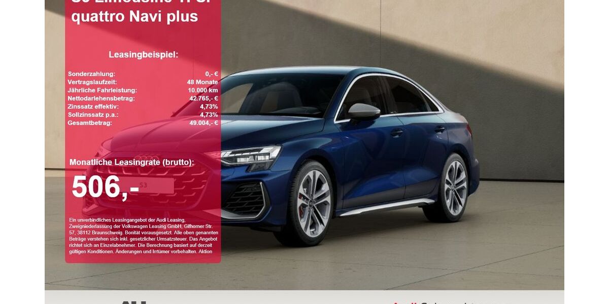 Audi S3 12.735 km 42.765 &euro; Northeim 37154