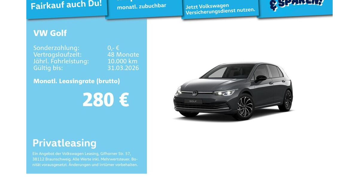 VW Golf 19.559 km 25.963 &euro; Mannheim 68309
