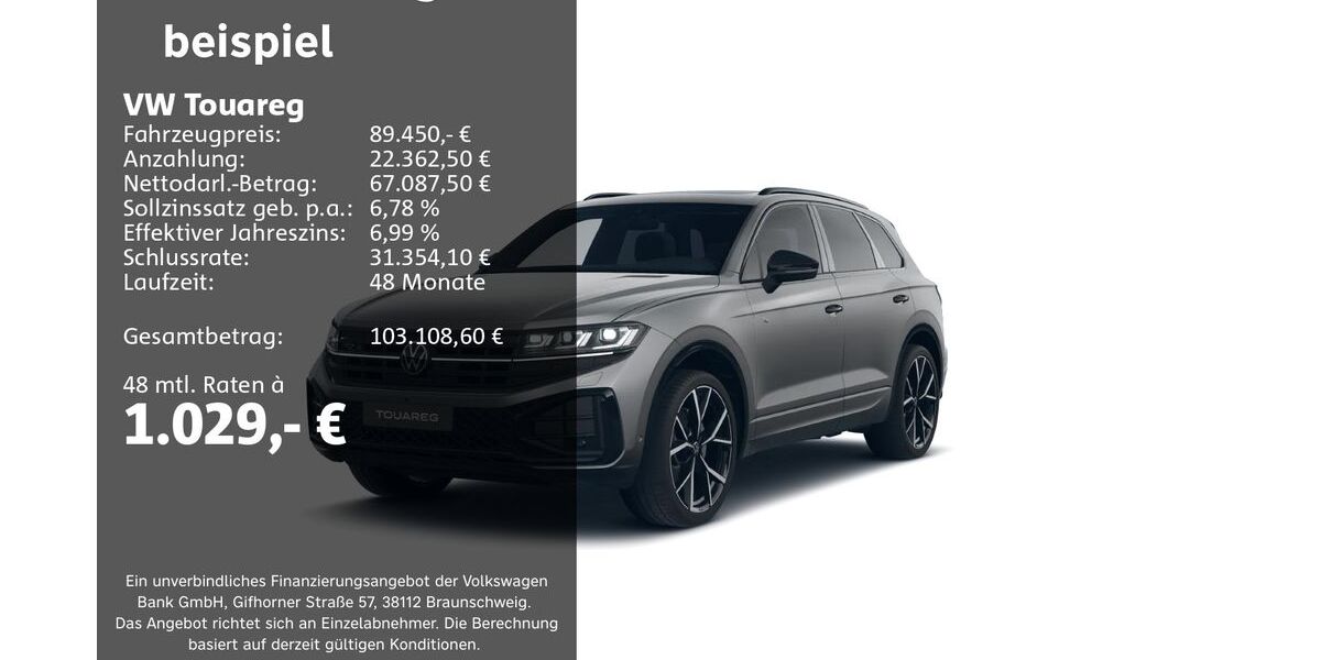 VW Touareg 10.094 km 83.950 &euro; Groß-Umstadt 64823