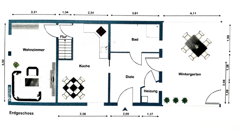 Reihenhaus Emden Rysumer Landstraße - 3 Zimmer, 118 m&sup2;, 158.000&euro; | Angebot:26935342