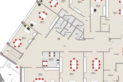 Repräsentative Büroräume im Gewerbegebiet SW-Süd - Nähe MARKTKAUF und BAUHAUS 9 zimmer