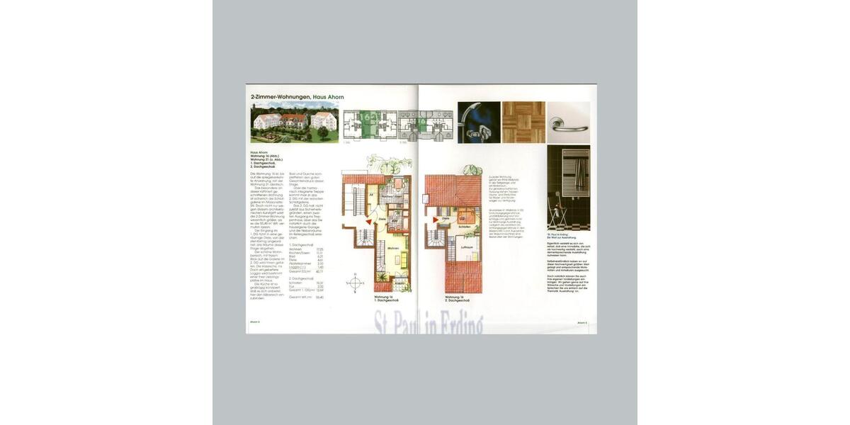 Maisonettenwohnung Erding - 2 Zimmer, 55 m&sup2;, 288.000&euro; | Angebot:25945403