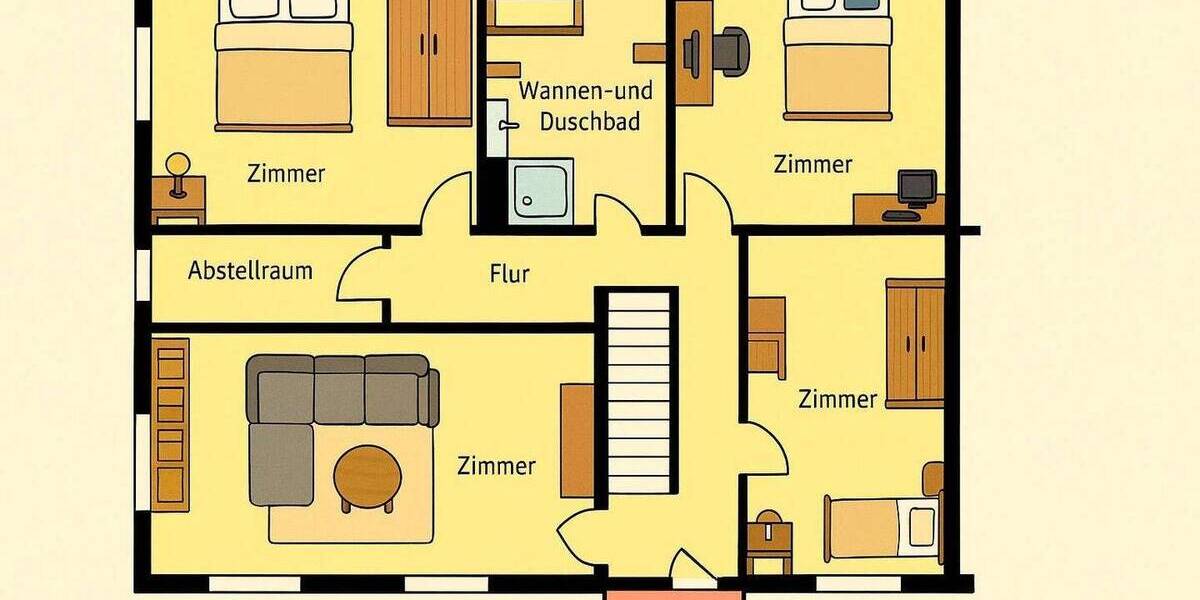 Doppelhaushälfte Lehre Essenrode - 7 Zimmer, 216 m&sup2;, 375.000&euro; | Angebot:23533556
