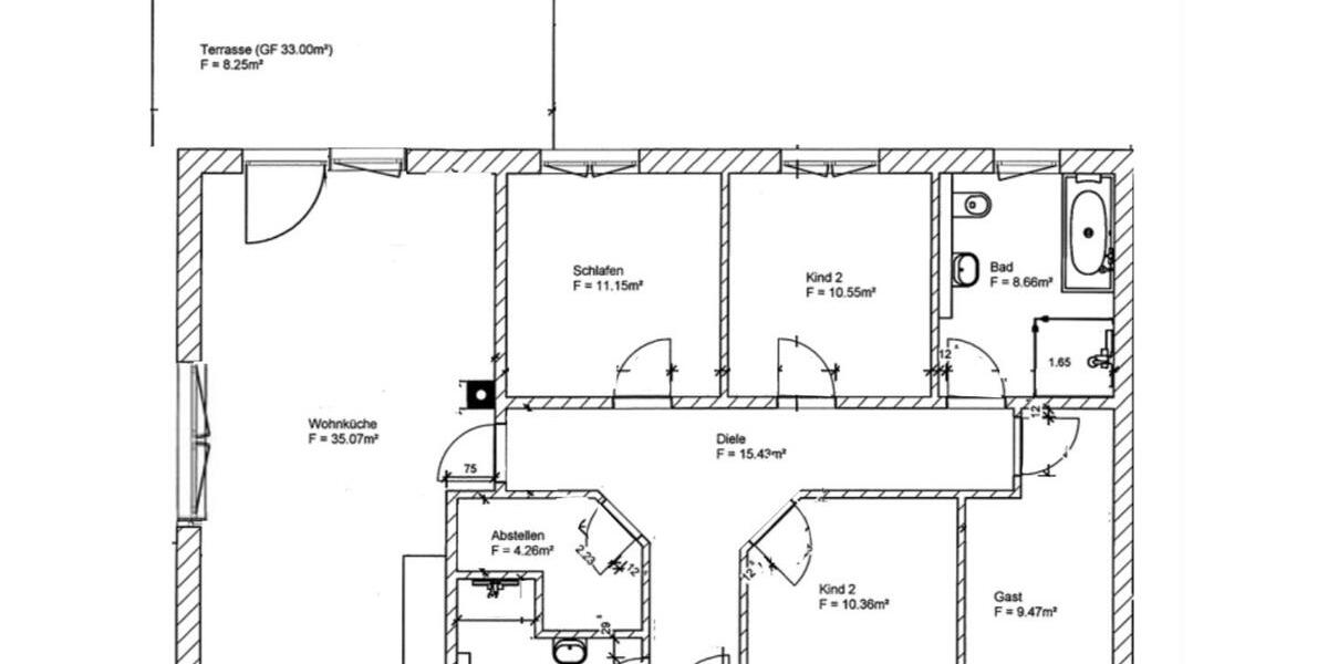 Erdgeschoßwohnung Lalendorf - 4 Zimmer, 110 m&sup2;, 1.551&euro; | Angebot:26170766
