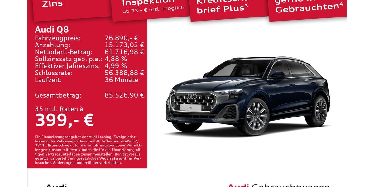 Audi Q8 13.417 km 76.890 &euro; Dresden 01067