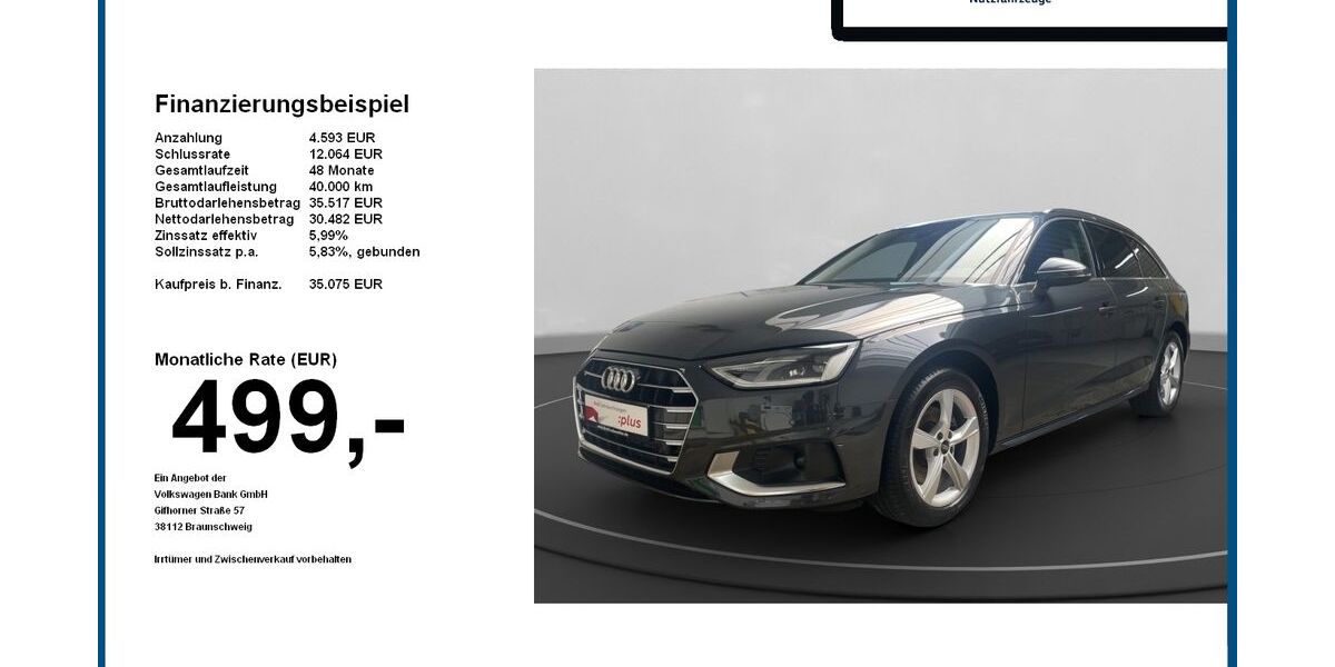 Audi A4 49.980 km 26.704 &euro; Freising 85356