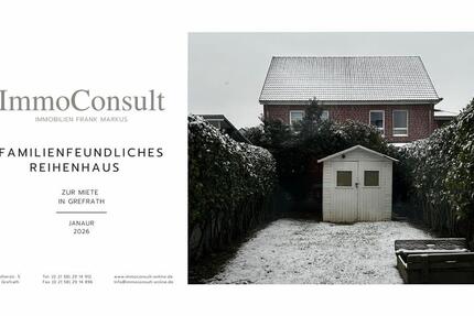 Familienfreundliches Reihenhaus in Grefrath 4 zimmer