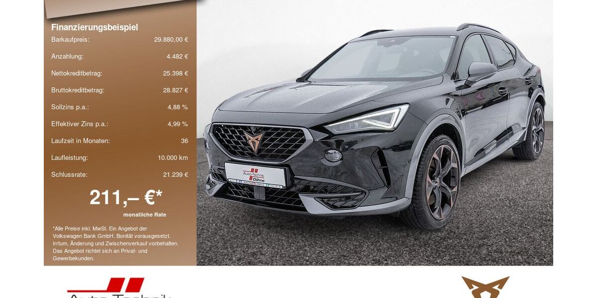 Cupra Formentor 27.431 km 29.880 &euro; Wittenberge 19322