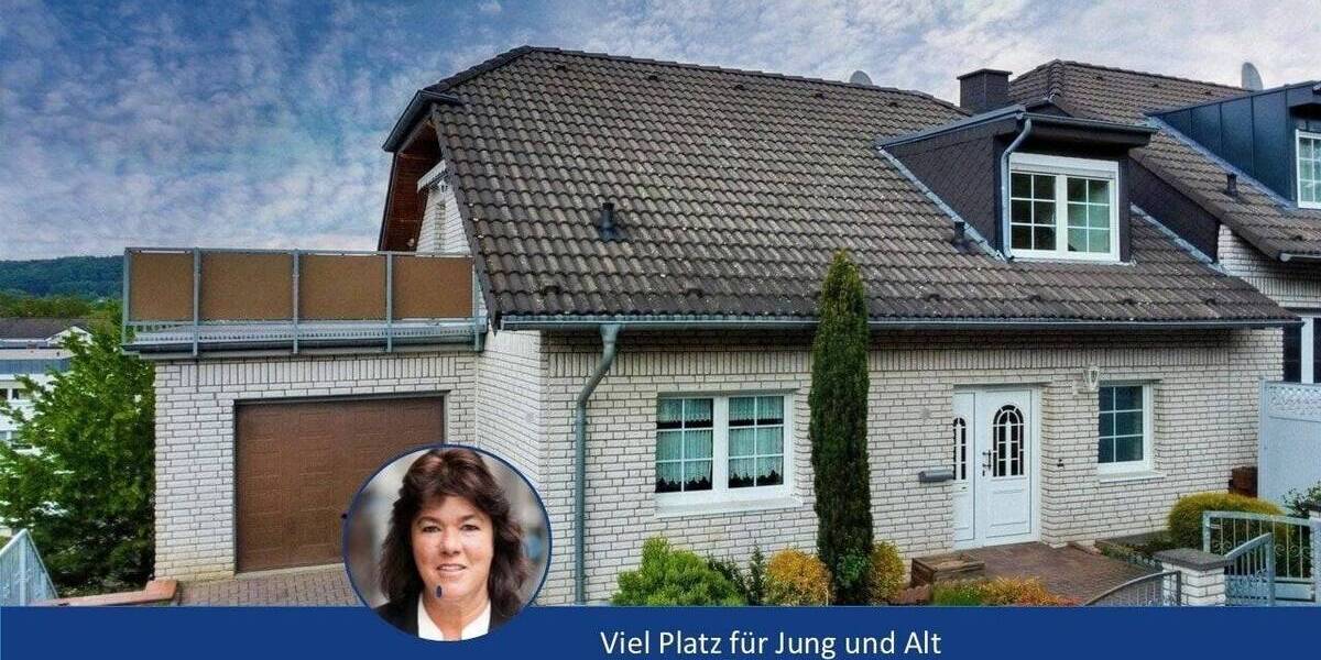 Hier hat ihr Home-Office eine eigene Etage ! Großzügig geschnittene Immobilie mit vielen Nutzungsvarianten . 8 zimmer