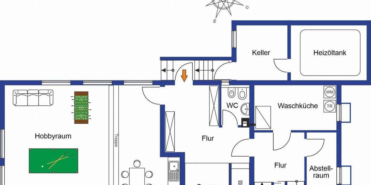 Großzügiges Eckhaus mit viel Platz, Garten und Potenzial 6 zimmer