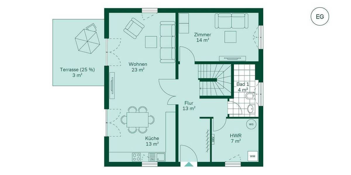 Einfamilienhaus Biesenthal - 5 Zimmer, 142 m&sup2;, 549.990&euro; | Angebot:26804458