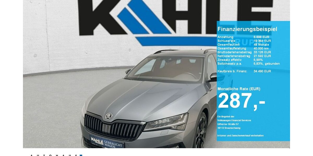 Skoda Superb 36.170 km 34.490 &euro; Nienburg 31582