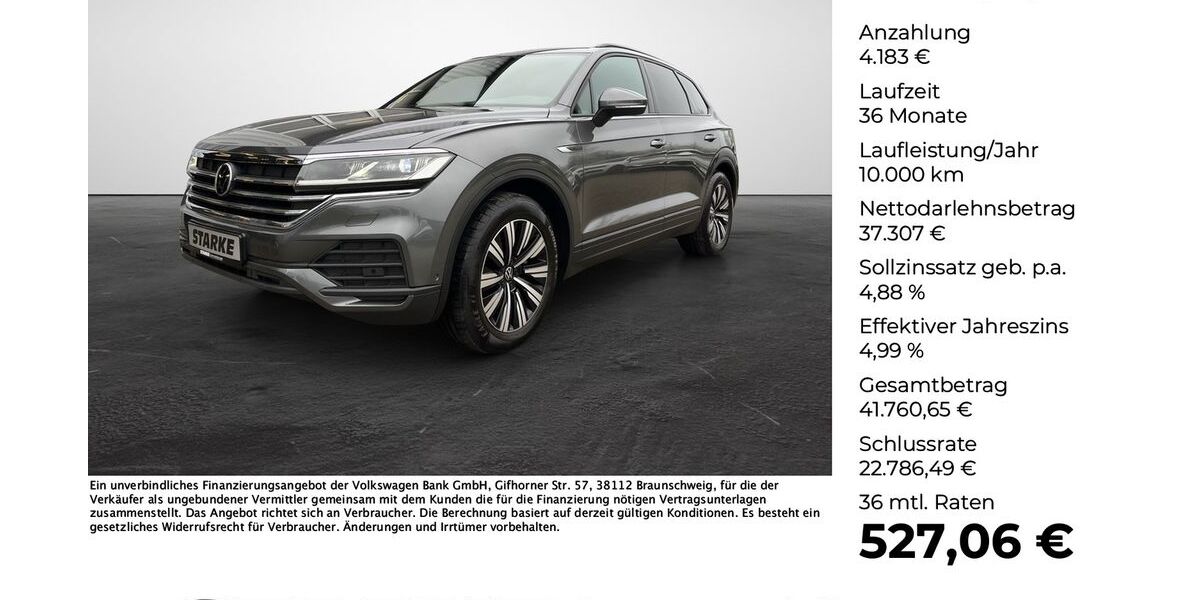 VW Touareg 126.636 km 41.490 &euro; Georgsmarienhütte (Osnabrück) 49124