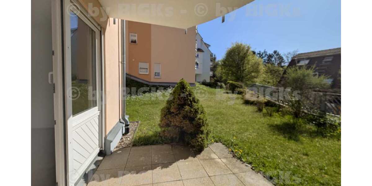 BIGKs: Suhl - Nähe Klinikum: 2 Zimmer-Wohnung mit Einbauküche und Terrasse (-;) - Erdgeschoßwohnung Suhl Suhl Heinbergsiedlung | Angebot:26418684