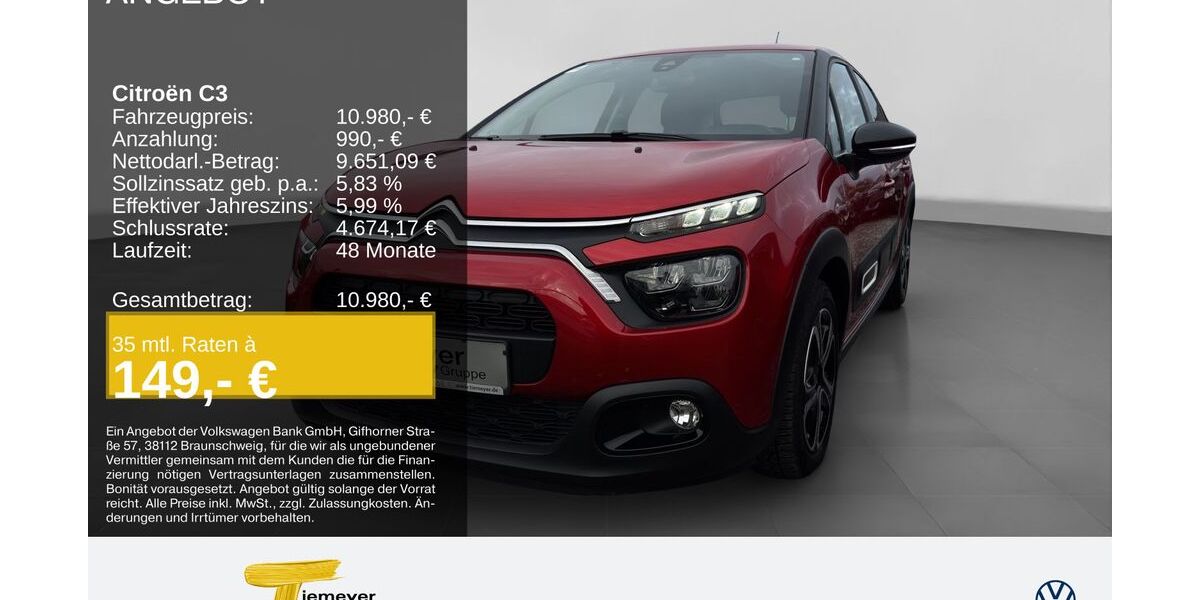 Citroen C3 42.544 km 10.140 &euro; Recklinghausen 45663