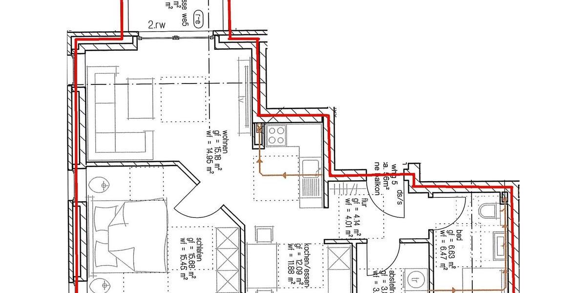 Dachgeschoßwohnung Uplengen - 2 Zimmer, 58 m&sup2;, 750&euro; | Angebot:23661280