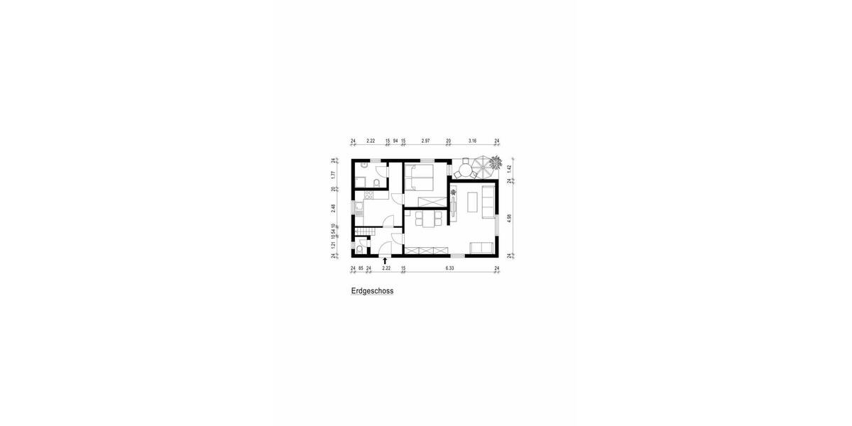 Einfamilienhaus Balingen - 6 Zimmer, 107 m&sup2;, 296.000&euro; | Angebot:26695621