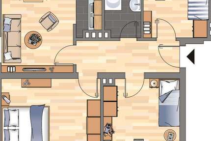 Wohnung zum Mieten in Wilhelmshaven 409 € 59.49 m² 3 zimmer