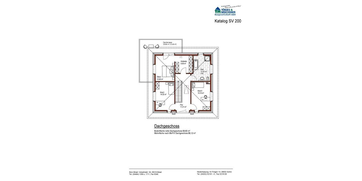 Einfamilienhaus Wildeshausen - 6 Zimmer, 200 m&sup2;, 383.600&euro; | Angebot:8896969