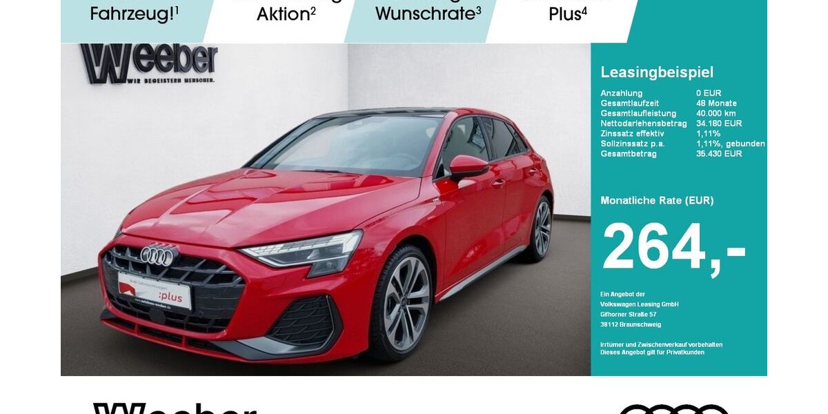 Audi A3 8.288 km 34.180 &euro; Herrenberg 71083