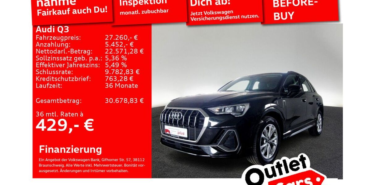 Audi Q3 56.245 km 27.260 &euro; Senden 89250