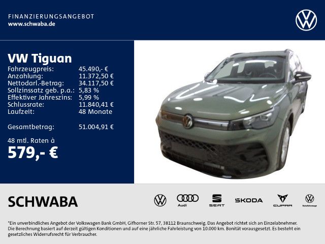 VW Tiguan 16.400 km 45.490 &euro; Gersthofen 86368