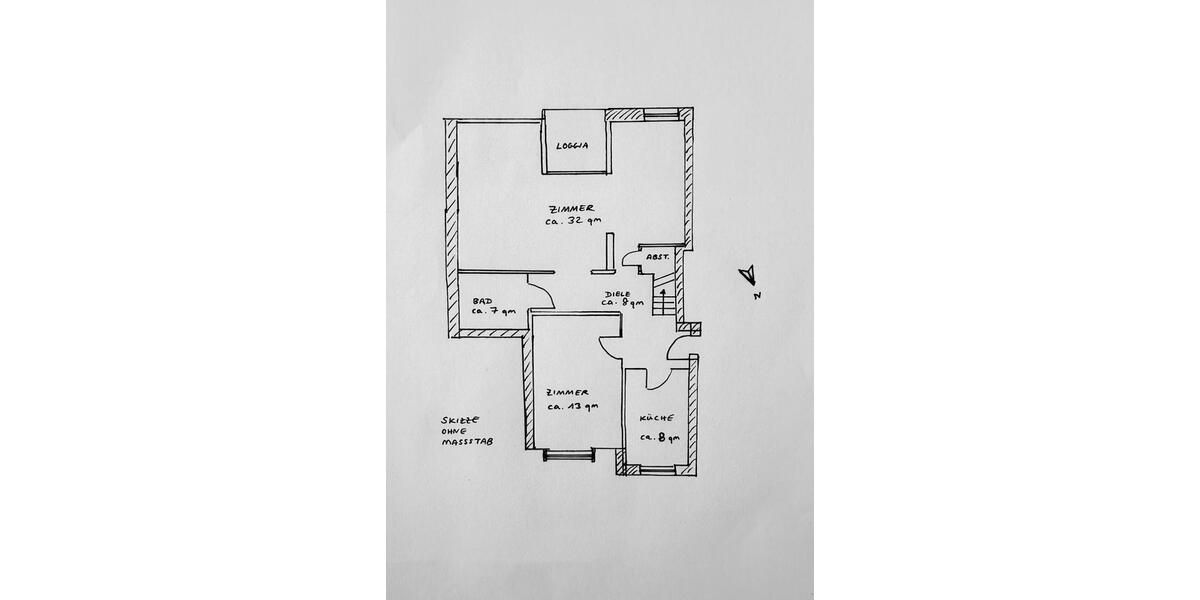 Dachgeschoßwohnung Hamburg Altona - 3 Zimmer, 72 m&sup2;, 499.000&euro; | Angebot:25402419