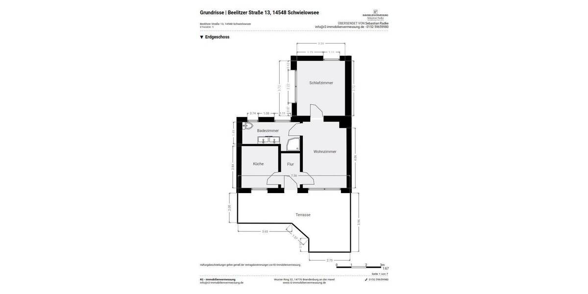Bungalow Schwielowsee / Ferch Ferch - 2 Zimmer, 46 m&sup2;, 148.000&euro; | Angebot:26806865